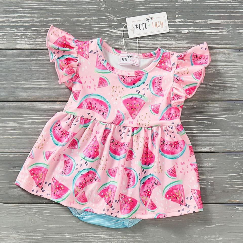 Watermelon Infant Romper