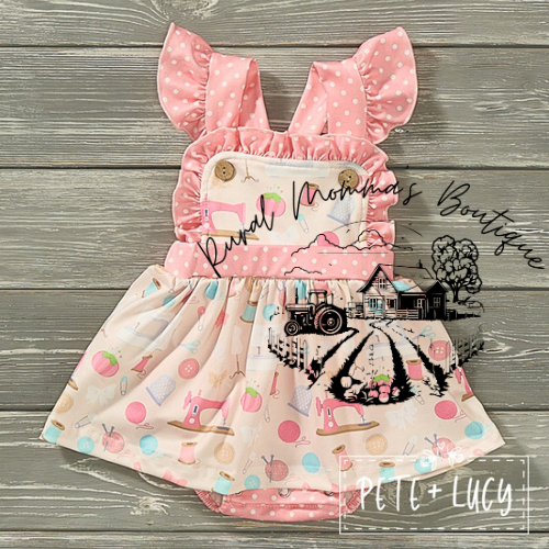 Susie’s Sewing Kit Infant Romper