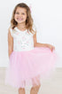 Mila & Rose Girls Unicorn Tule Dress