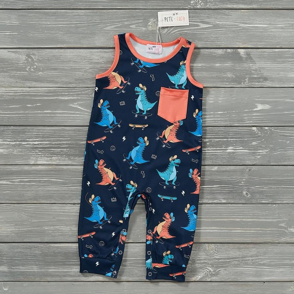 Roar Riders Infant Romper