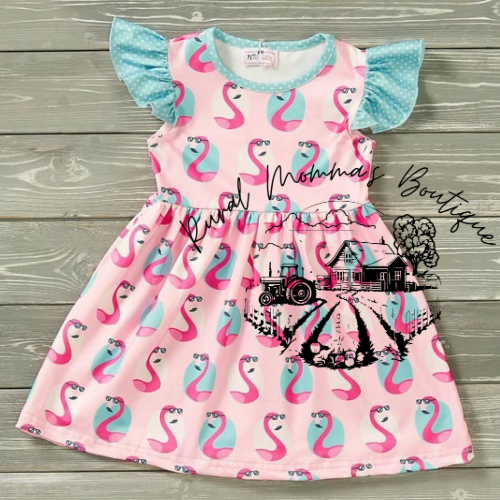 Cool Flamingo Dress