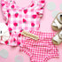 Strawberry Plaid Infant Romper